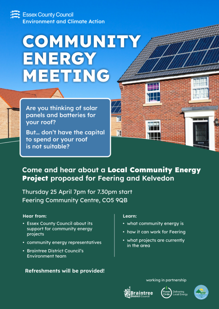 Community Energy Meeting Poster